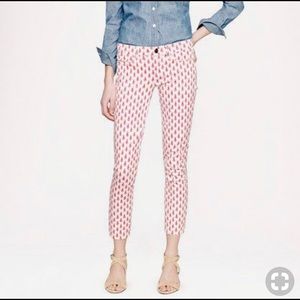 J Crew Matchstick Crop in Thistle Print (size 29)